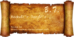 Bednár Teréz névjegykártya